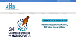 Desktop Screenshot of amhb.org.br